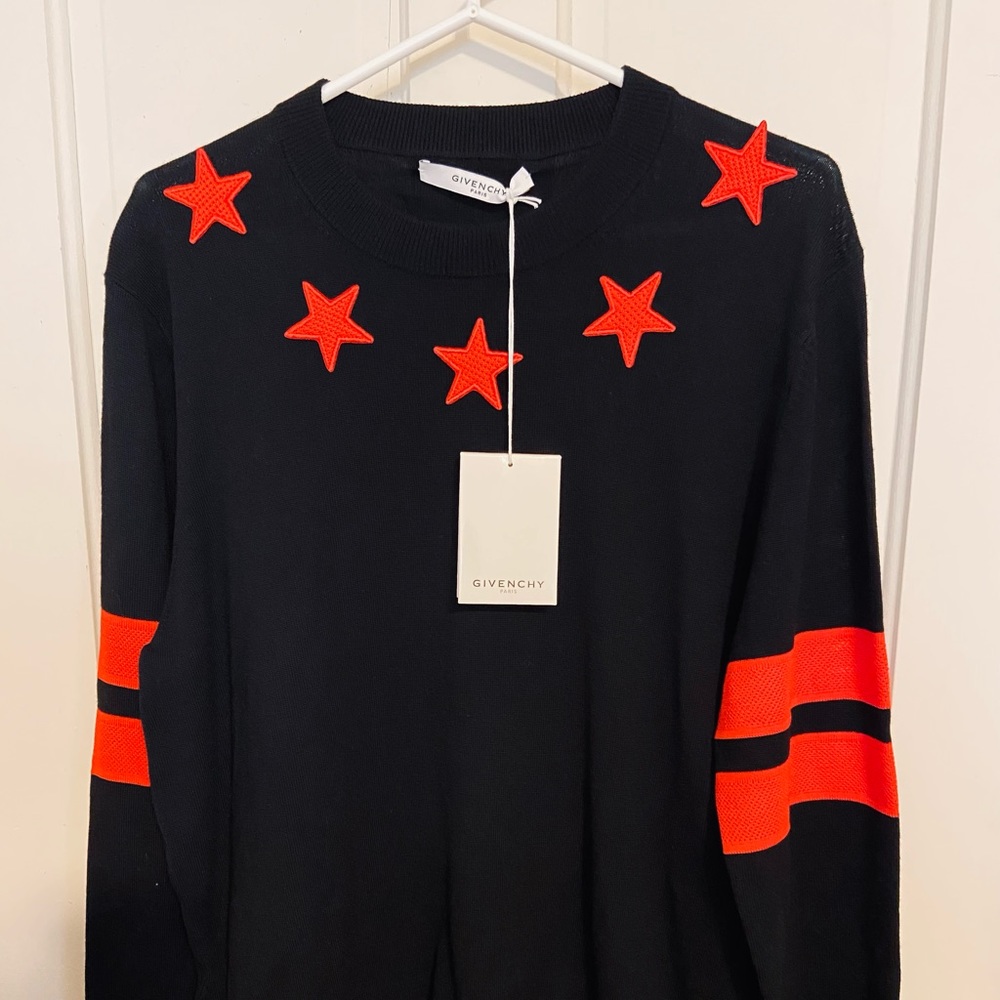 Givenchy Red Stars Sweater (NWT)